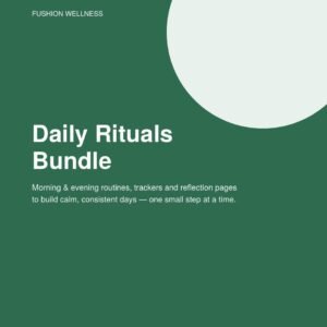 Daily Rituals Bundle – printable morning and evening routine bundle